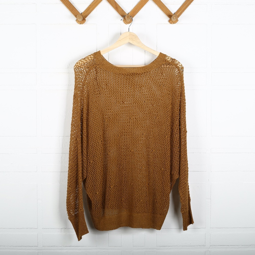 Wishlist Round Neck Crocheted Sweater
